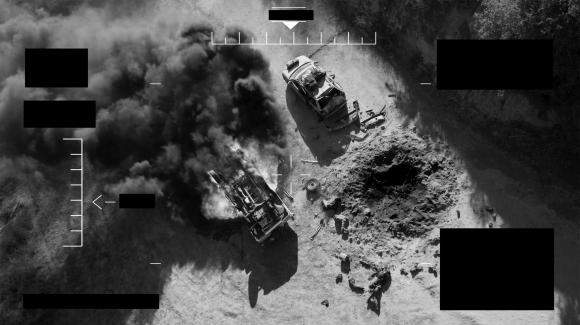 Omer Fast, Five Thousand Feet is the Best, digital film, 30 minutes, 2011.