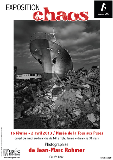 Affiche expo Chaos de Jean-Marc Rohmer